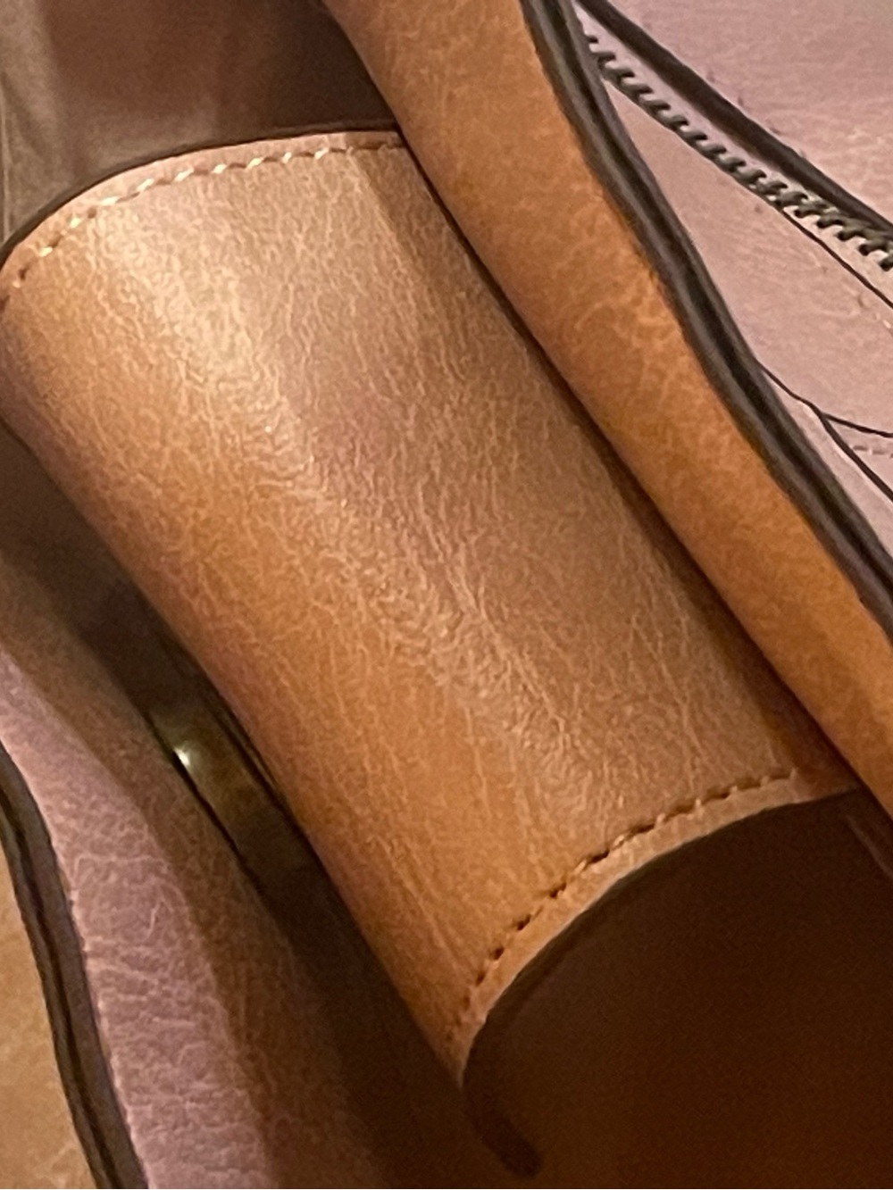 Blush Woven-Detail Shoulder Bag - Picture 10 of 12